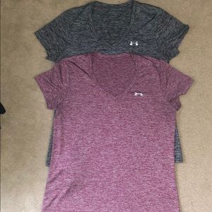 Under Armour workout tees size Large